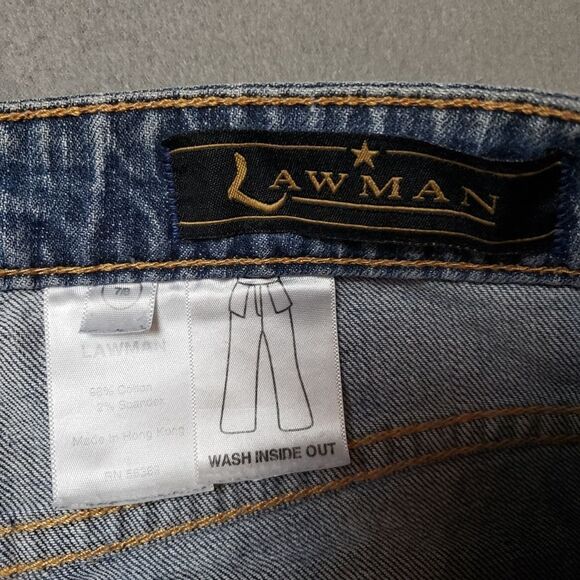 Lawman embroidered boot cut jeans - Picture 7 of 16